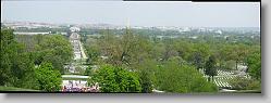 Washington, D.C.  View from top of Arlington National Cemetary.